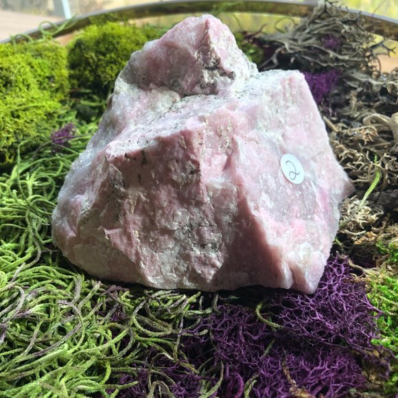 Rare, Unicorn Stone, raw natural unicorn stone chunk, lepidolite, smoky quartz - Picture 9 of 13